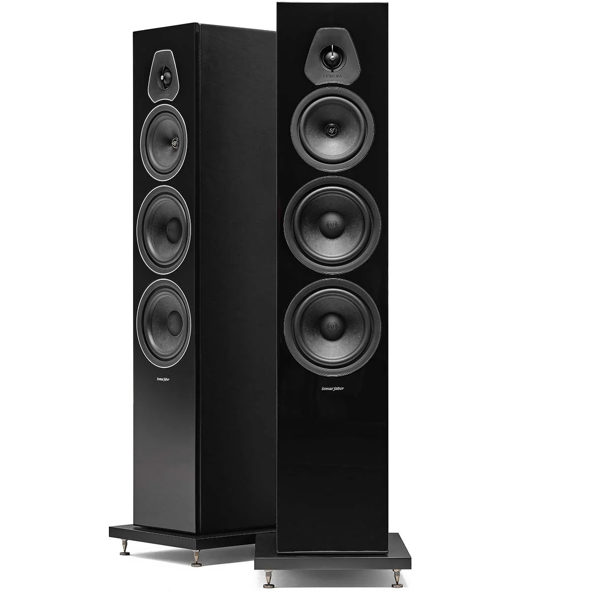 Sonus Faber Lumina V floorstanding speakers in Piano Black
