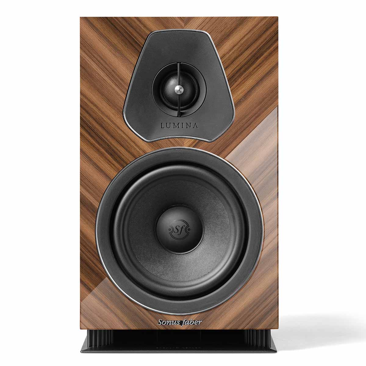 Sonus Faber Lumina Amator Walnut Speaker Front Panel.