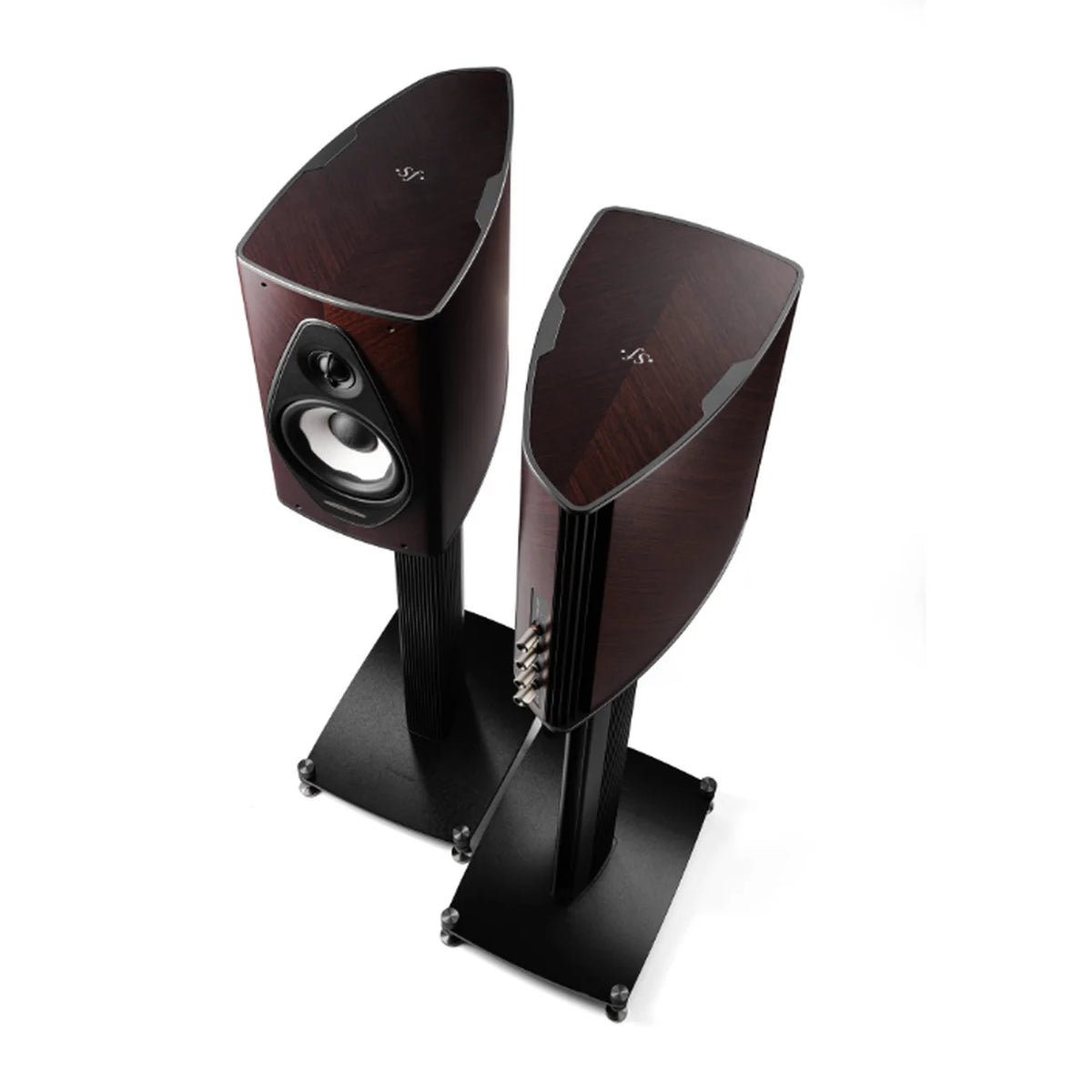 Sonus faber Olympica G3 I bookshelf speakers on stands in Wenge finish