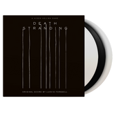 Death Stranding Original Score black and white marble vinyl 3LP mockup