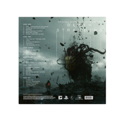 Death Stranding Original Score vinyl back cover and tracklist