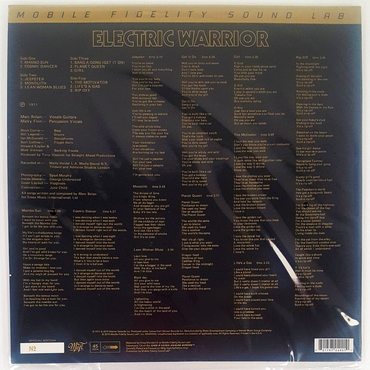 Electric Warrior  - T. Rex-Audio-Exchange