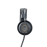 Grado SR325 Classic Series open-back headphones side view with aluminum earcups