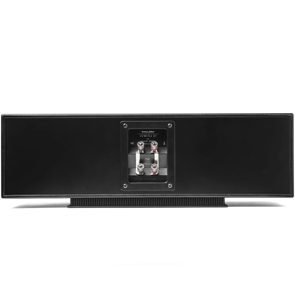 Lumina CI Center Channel rear bi-wire speaker terminals