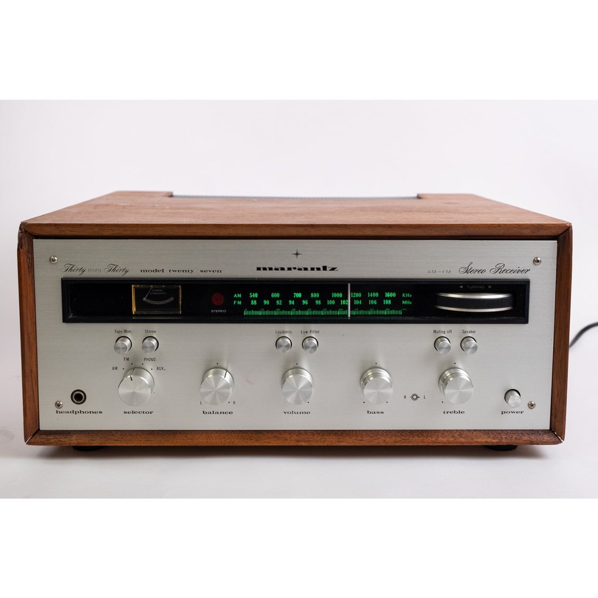 Marantz Model 27 Stereo Receiver w/ Wood Case - Marantz-Audio-Exchange