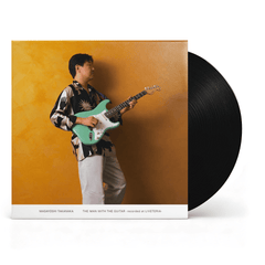 Masayoshi Takanaka The Man with the Guitar Recorded at LIVETERIA 180g Japanese black vinyl LP cover and record