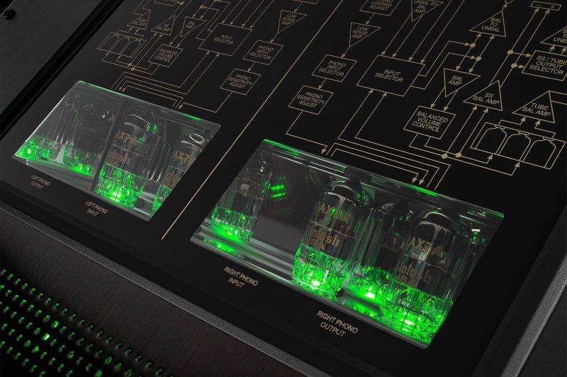 McIntosh C12000 2-Channel Solid State and Vacuum Tube Preamplifier - McIntosh-Audio-Exchange