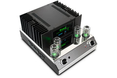 McIntosh MA252 hybrid integrated amplifier elevated left-angle view