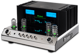 McIntosh MA352 hybrid integrated amplifier front angled product view