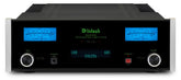 McIntosh MA5300 integrated amplifier front angled view with blue watt meters