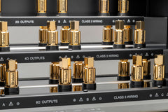 McIntosh MC2.1KW output module rear panel with dual inputs and speaker terminals