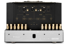 McIntosh MC901 rear panel with balanced inputs, crossover controls and speaker outputs