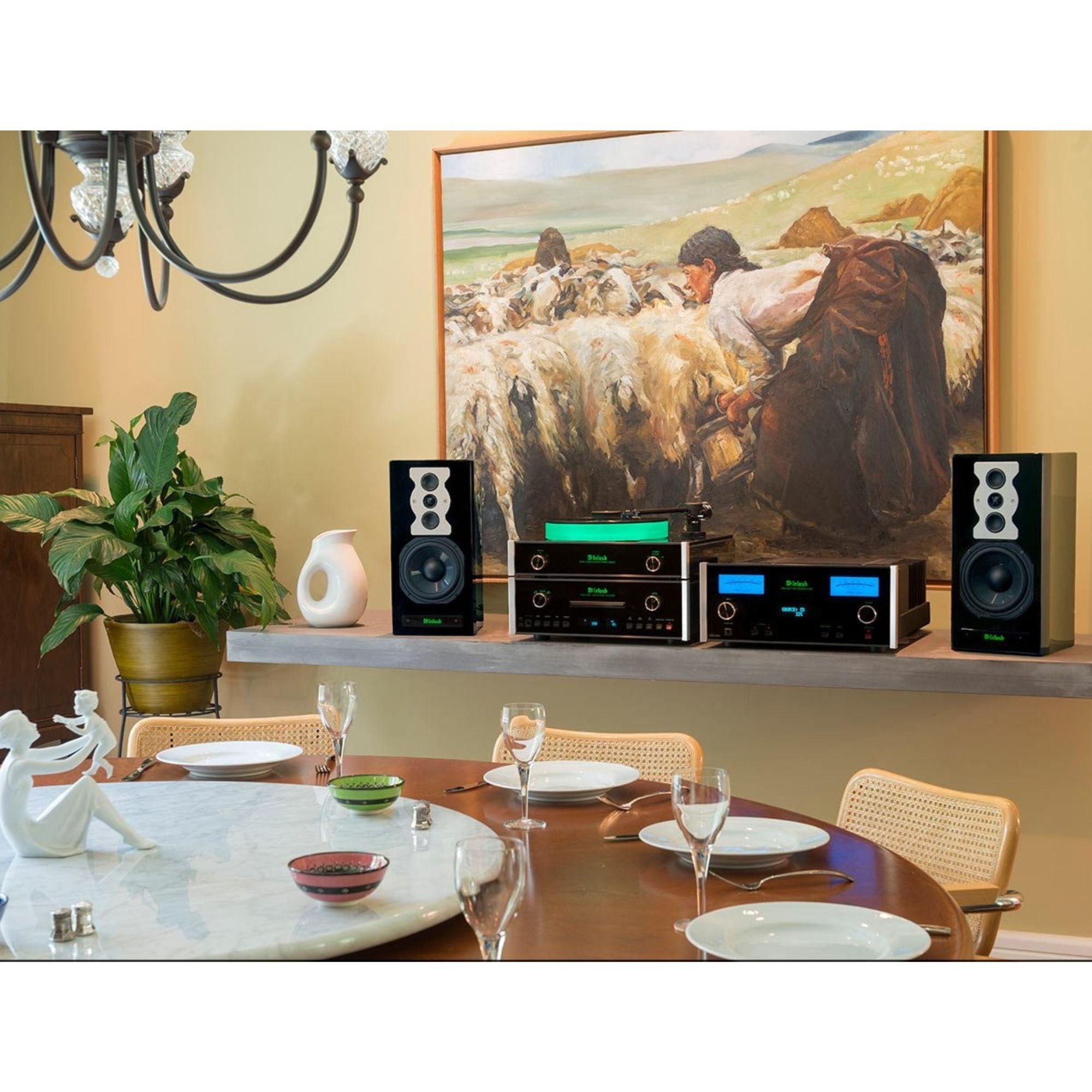 McIntosh MT10 Precision Turntable in a high-end listening room system
