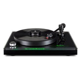 McIntosh MT2 Precision Turntable front angled view with Sumiko Moonstone cartridge