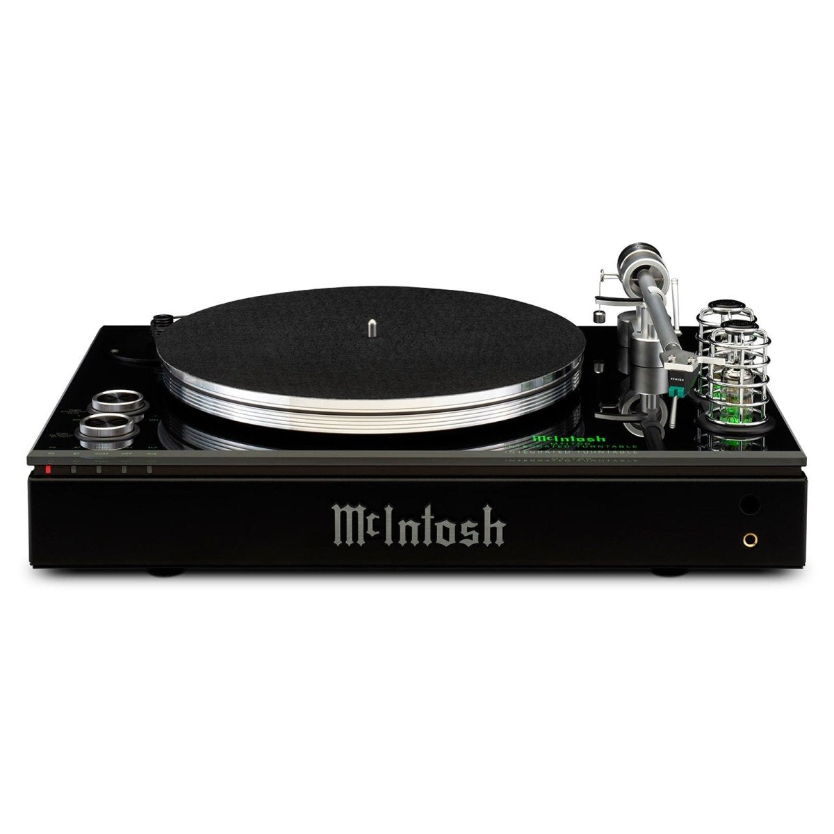 McIntosh MTI100 turntable platter and tonearm