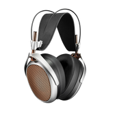 Meze POET open-back planar magnetic headphones angled front view