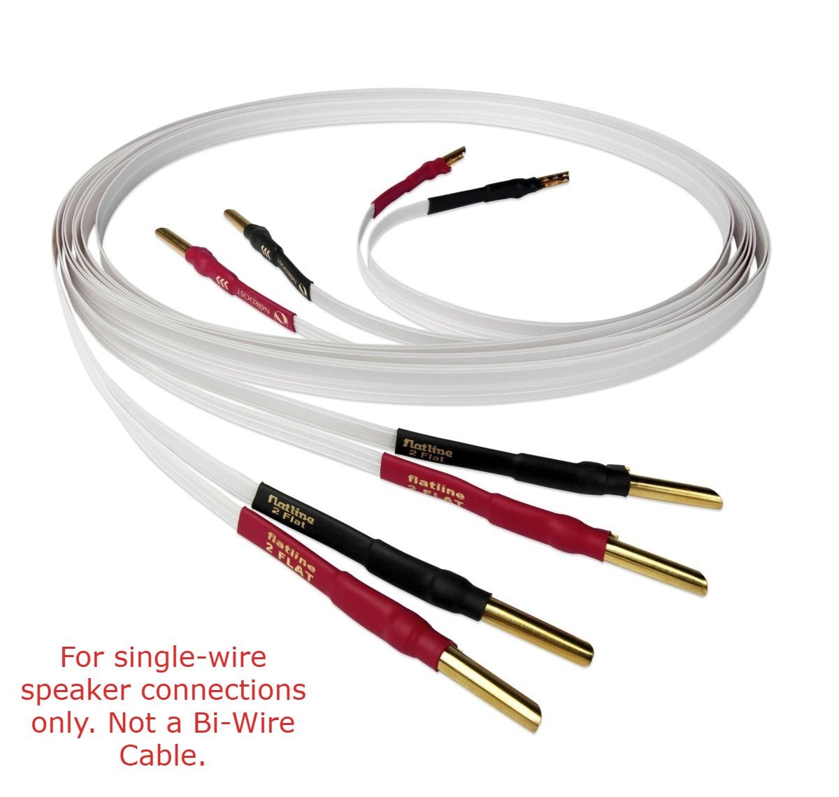 Nordost 2 Flat Loudspeaker Cable (Pair - Banana Connectors) - Nordost - Audio - Exchange