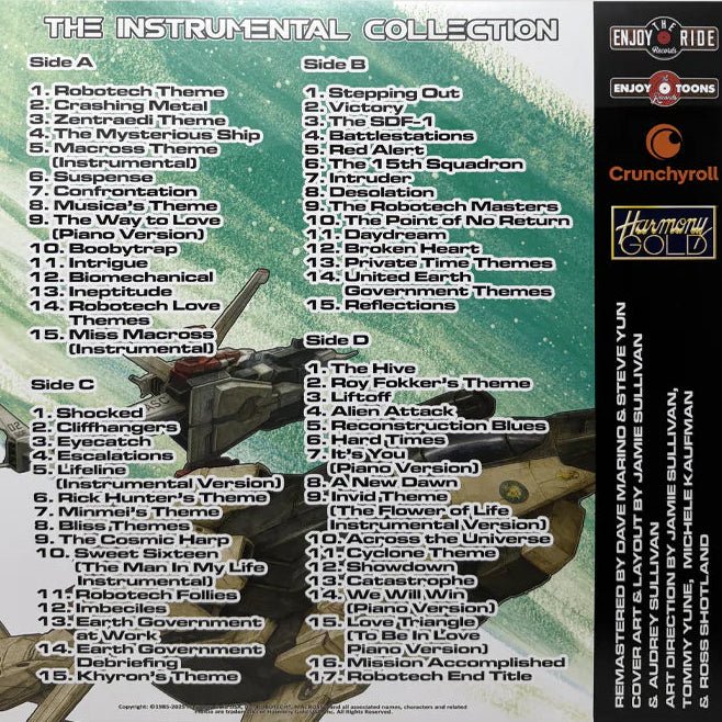 Robotech The Instrumental Collection 2LP packaging