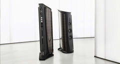 Pair of Sonus Faber Aida floorstanding speakers in a studio product image