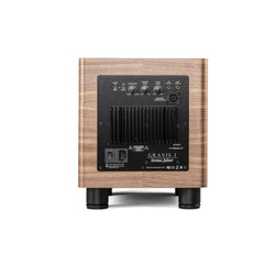 Rear controls and connections on the Sonus Faber Gravis I subwoofer