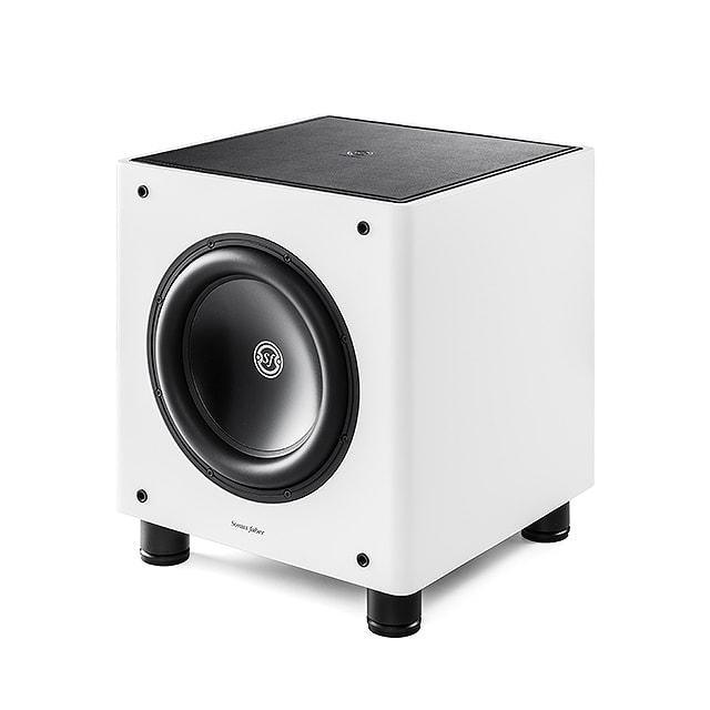 Sonus Faber Gravis II subwoofer in Matte White Lacquer finish
