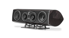 Sonus Faber Vox G3 center channel speaker in Graphite Wood and Italian leather