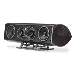 Sonus Faber Vox G3 center channel speaker in Graphite Wood and Italian leather