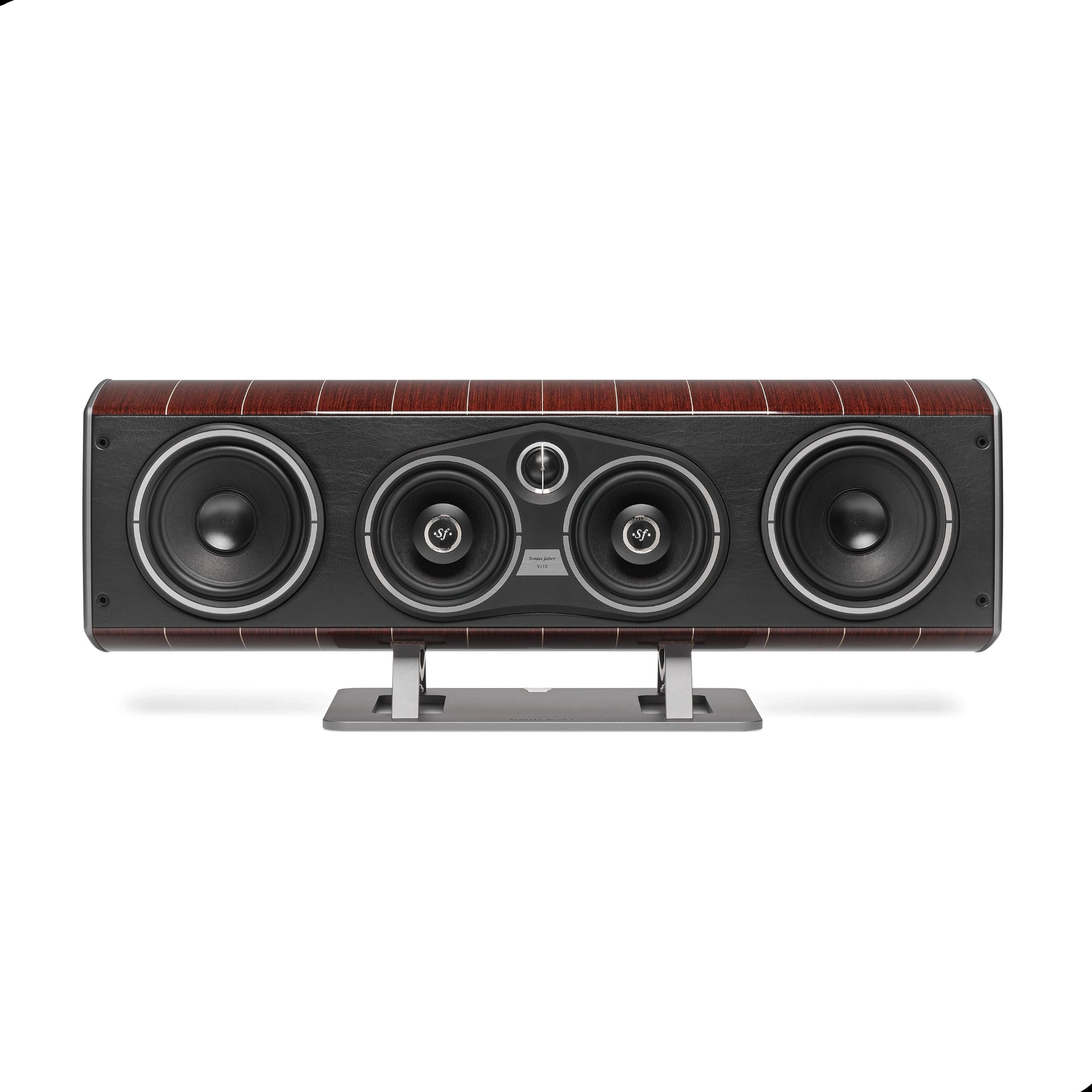 Sonus Faber Vox G3 center channel speaker in Wenge Wood, front view