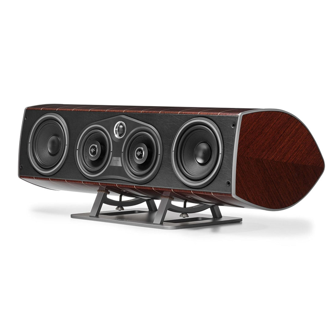 Sonus Faber Vox G3 center channel speaker in Wenge Wood and Italian leather