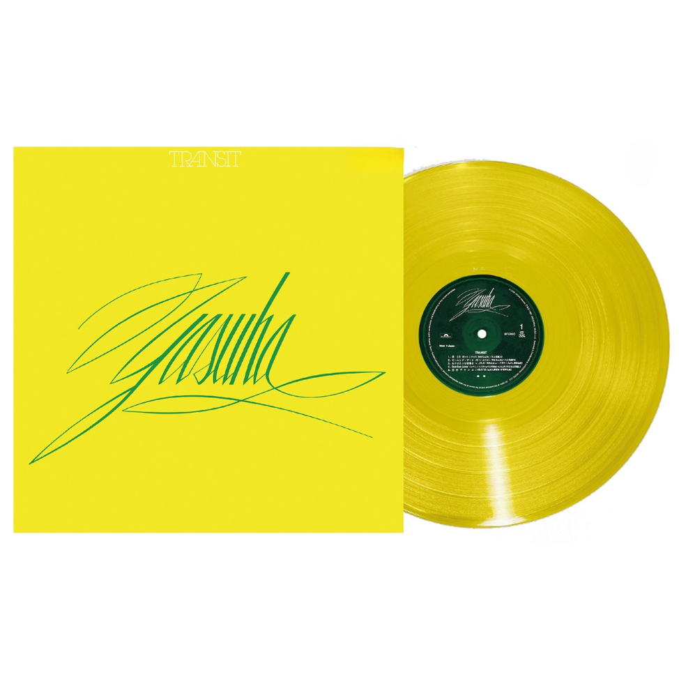 Yasuha Transit yellow vinyl LP mockup
