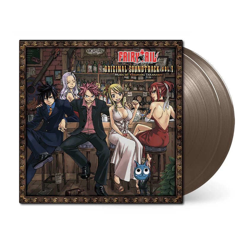 Fairy Tail Soundtrack Vol 1 brown 2LP cover artwork