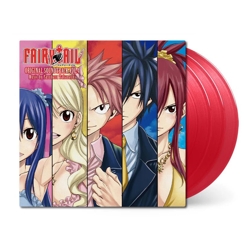 Fairy Tail Soundtrack Vol 4 red 3LP cover artwork