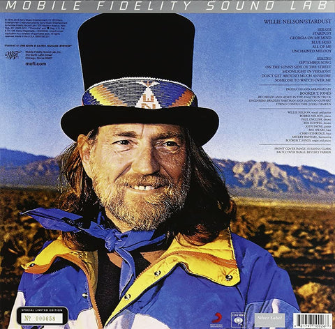 Willie Nelson - Stardust - Mobile Fidelity - Silver Label Vinyl Pressing