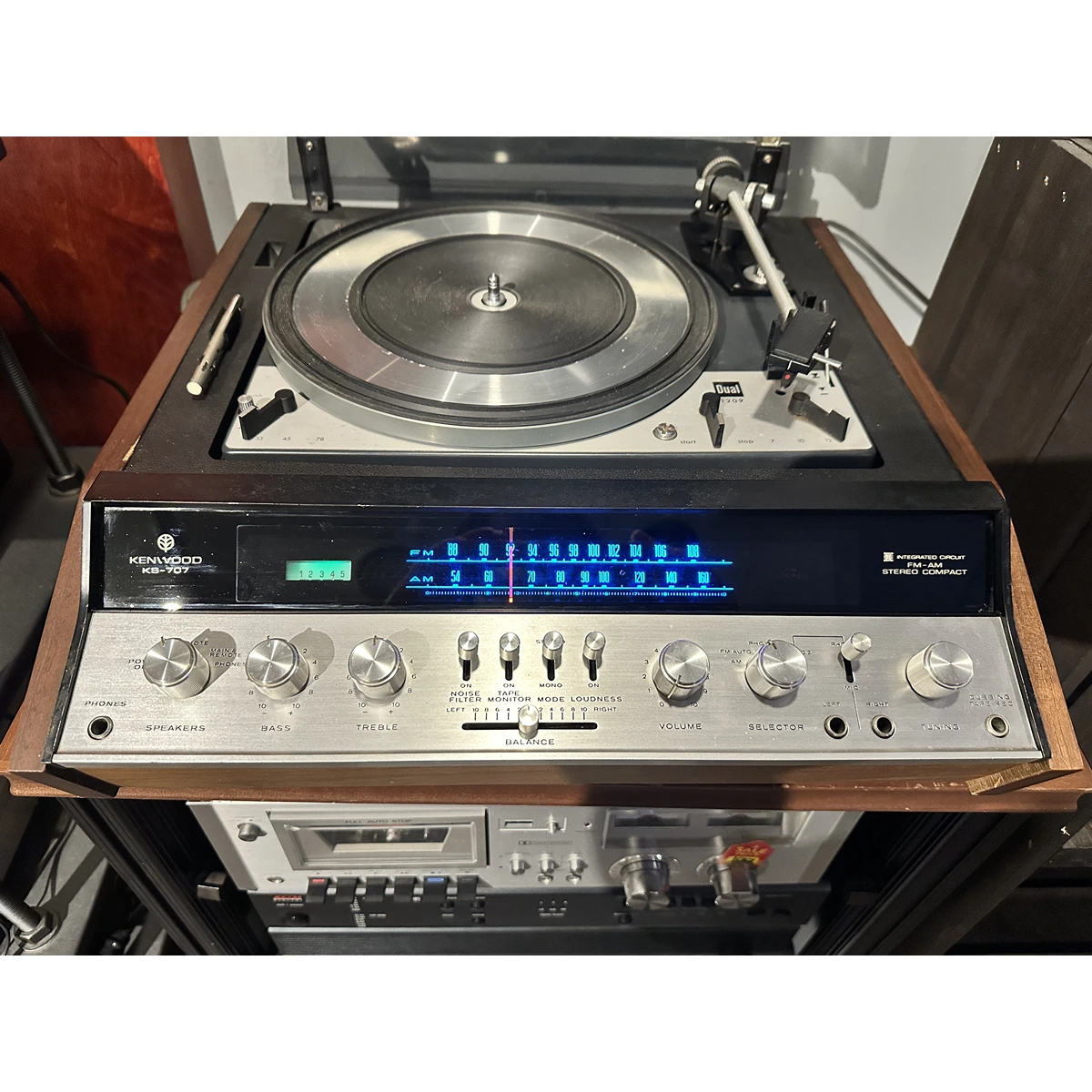 KENWOODカセットレシーバコンパクトコプレイヤKDC-707 KRC-707 KENWOODカセットレシーバコンパクトコプレイヤKDC-707 KRC-707 - メルカリ