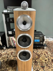 Bowers & Wilkins 804 D4 Floorstanding Speakers – Demo Pair – Satin Walnut
