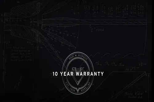 Klipsch Heritage 10 Year Warranty Badge