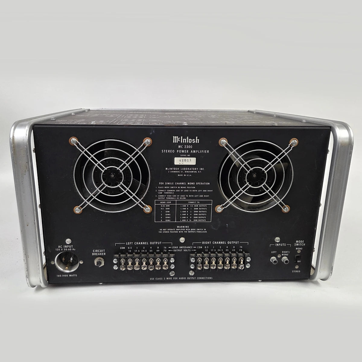 McIntosh MC2300 Solid State Stereo Power Amplifier