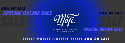 The Audio Exchange Mobile Fidelity audiophile vinyl record sale banner