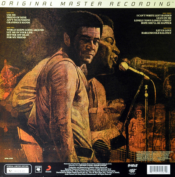 Bill Withers - Live at Carnegie Hall 180g 2LP | Mobile Fidelity Vinyl Pressing | Immersive Live Experience