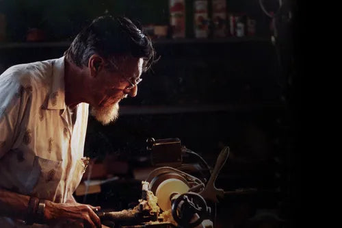 Paul W. Klipsch at Work in His Shop