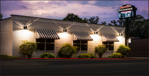 The Audio Exchange storefront, a trusted high end audio dealer, located in Richmond, VA.