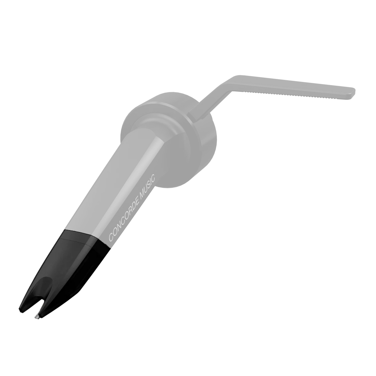 Ortofon Concorde Music Black replacement stylus, angled view