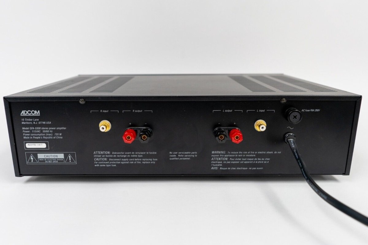 Adcom GFA-5300 Stereo Power Amplifier - Adcom-Audio-Exchange