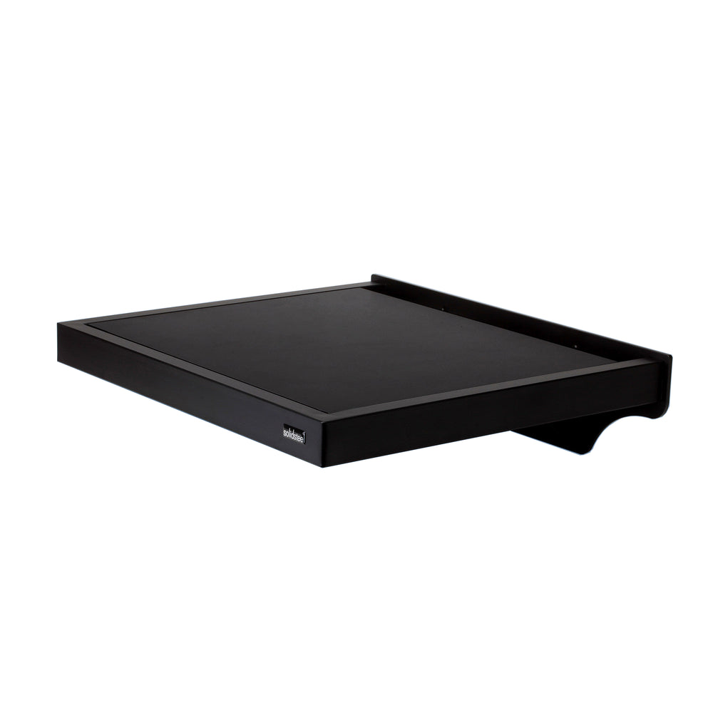 Turntable wall shelves