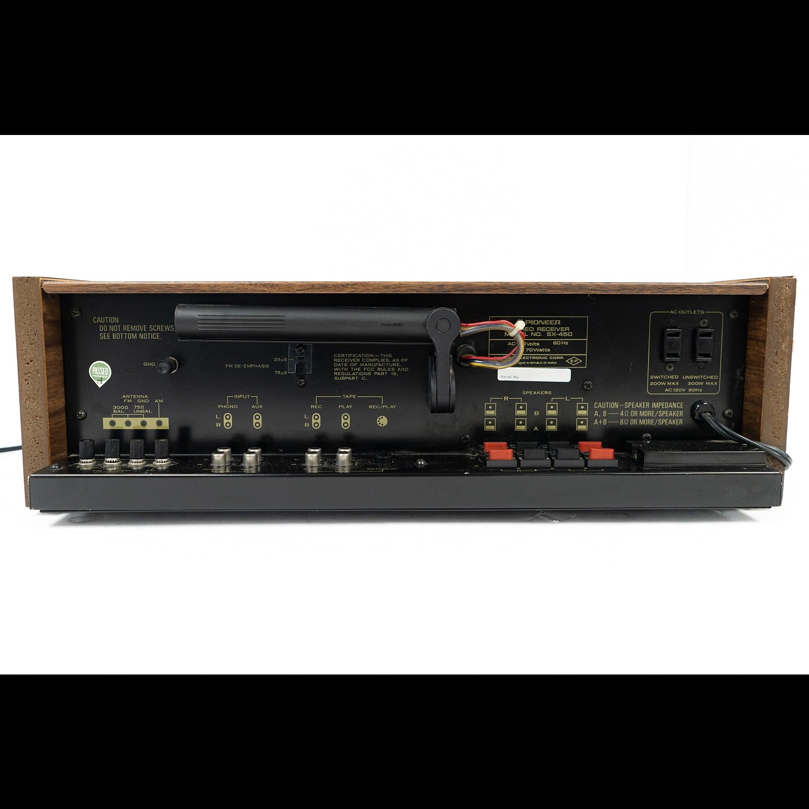 Pioneer SX-450 Stereo Receiver