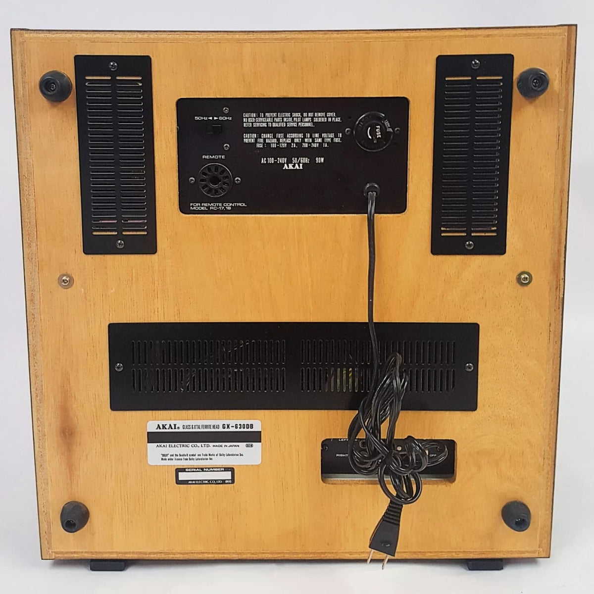 PREMIUM Reparatursatz AKAI GX-630D 630 DB, PRO NICHICON MUSE FINE GOLD Repairkit