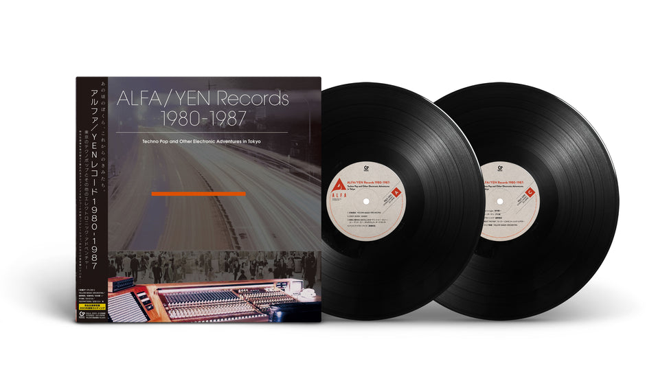ALFA/YEN Records 1980-1987 black double-vinyl Japanese import edition