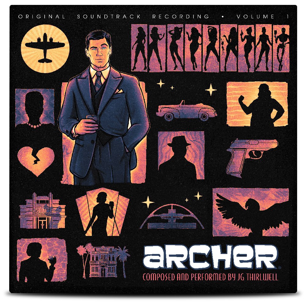 Archer Soundtrack: Seasons 7-9 - Original Series Soundtrack-Audio-Exchange