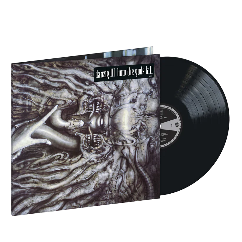 Danzig III How the Gods Kill 2026 reissue black vinyl LP and H R Giger gatefold cover