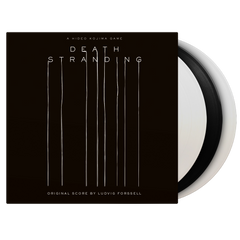 Death Stranding Original Score black and white marble vinyl 3LP mockup